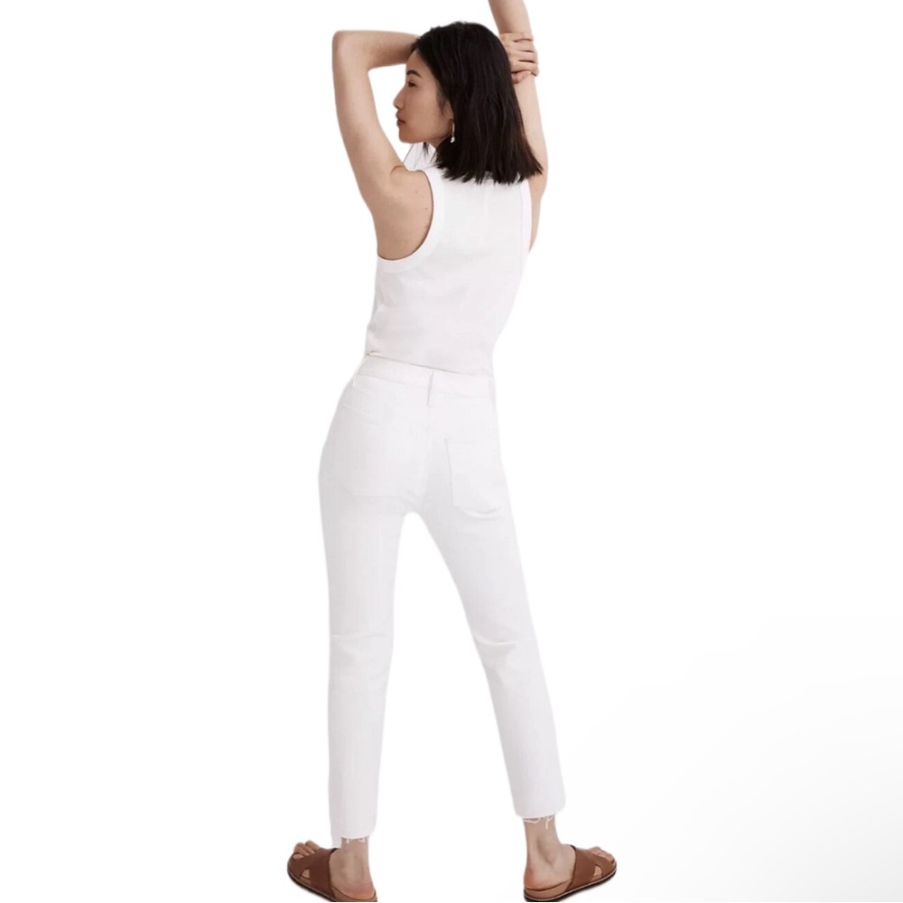 Madewell White The Perfect Vintage Crop Size 28 ⭐️